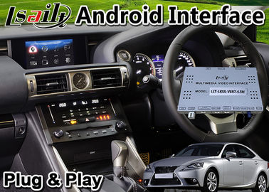 A relação video dos multimédios de Lsailt Android para Lexus IS350 É com o navegador modelo do controle 13-16 Carplay GPS do rato