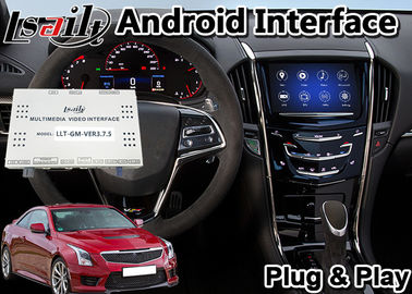 Relação video dos multimédios de Lsailt Android 9,0 para o sistema 2014-2020, plug and play da SUGESTÃO do ATS de Cadillac da navegação de GPS do carro