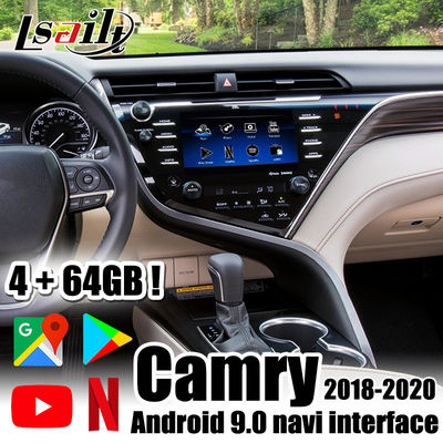 Relação do carro de 4GB PX6 Android 9,0 Toyota Android para o apoio Netflix de Camry 2018-2021, YouTube, CarPlay, jogo de Google