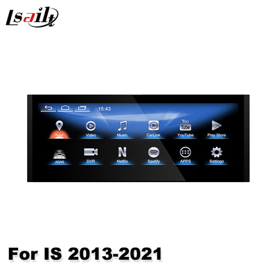 Lsailt 10,25 Polegada Carro Multimídia Tela Android Carplay Para Lexus IS350 IS200T IS300H IS250