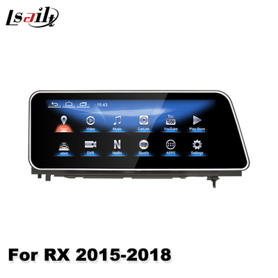 Lsailt 12,3 polegadas android carro tela multimídia carplay para lexus rx350 rx450h rx200t rx