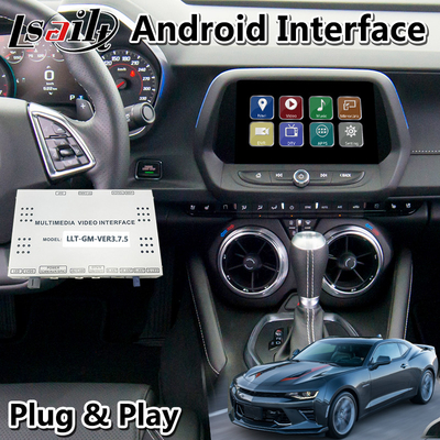 Relação video dos multimédios de Chevrolet Android para o automóvel sem fio de Android da navegação de Camaro Carplay GPS