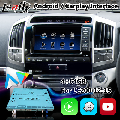 Relação video de Lsailt Android para o Toyota Land Cruiser 200 V8 LC200 2012-2015
