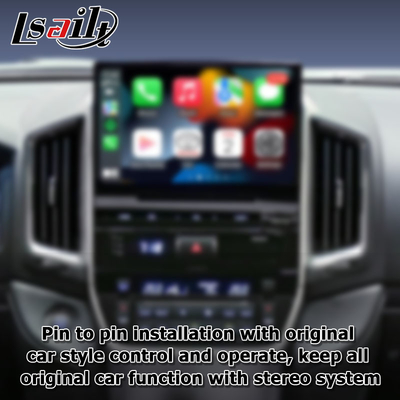 Carro Android 13 caixa de navegação para Toyota LC200 GXR Fujitsu unidade Carplay waze youtube vista traseira etc