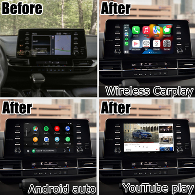 Interface de vídeo multimídia de carro Android interface de carplay automático Para TOYOTA Sienna