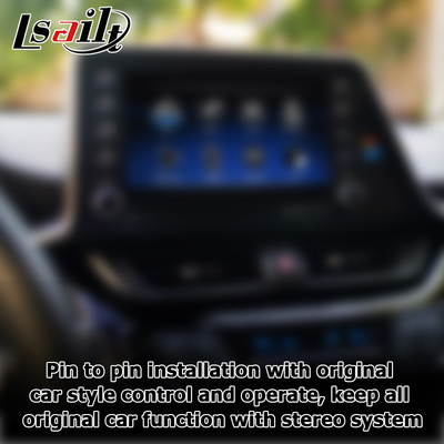 Toyota C-HR CHR Android 13 interface multimídia com carplay automático Android sem fio