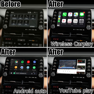 A relação video da auto relação video carplay de Android de 8 polegadas para o avalon de toyota toca no presente 3 2018