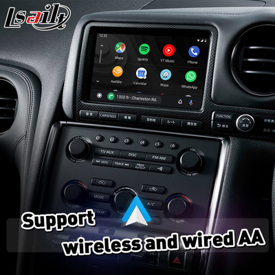 Auto Carplay relação de Lsailt Android para Nissan GT-r GTR R35 Nismo 2008-2010