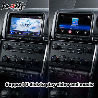 Auto Carplay relação de Lsailt Android para Nissan GT-r GTR R35 Nismo 2008-2010
