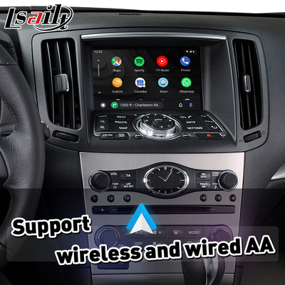 Interface sem fio Android Auto Carplay para Infiniti G25 G35 G37 Skyline 370GT 350GT (V36) Ano 2008-2013