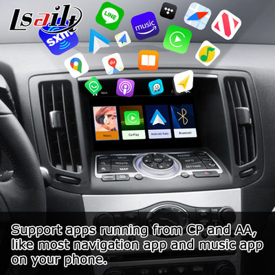 Carplay sem fio Android Auto para Infiniti G37 G25 Q40 Q60 370GT skyline 08IT