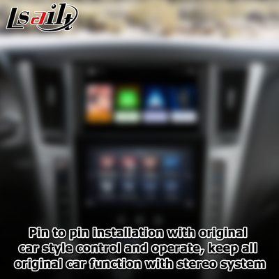 Relação dos meios da projeção da tela do androide carplay sem fio de Infiniti Q50 Q60 auto