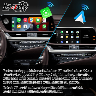 Automóvel carplay sem fio do androide para a versão mais barata de Lexus ES300h ES350 ES250