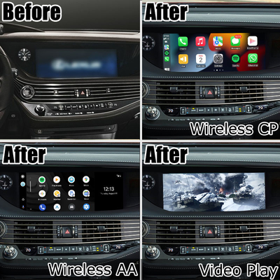 Tela do androide carplay sem fio de Lexus LS500 LS500h LS350 auto que espelha a relação