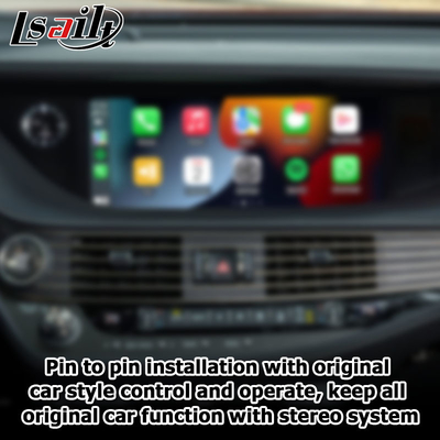 Tela do androide carplay sem fio de Lexus LS500 LS500h LS350 auto que espelha a relação