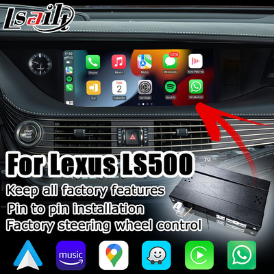 Tela do androide carplay sem fio de Lexus LS500 LS500h LS350 auto que espelha a relação