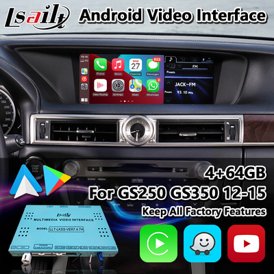 Lsailt Android Car Video Interface para Lexus GS250 GS350 GS450h GS300h GS L10 2012-2015