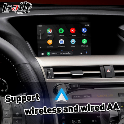 Interface Carplay de integração OEM Lsailt para Lexus RX450H RX350 RX270 RX F Sport Mouse Control 2012-2015