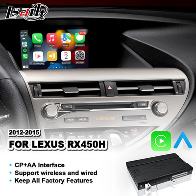 Interface Carplay de integração OEM Lsailt para Lexus RX450H RX350 RX270 RX F Sport Mouse Control 2012-2015