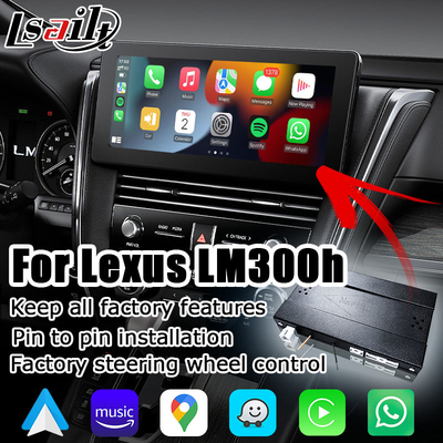 Automóvel sem fio de Android carplay para a projeção da tela de Lexus LM300h LM350 LM
