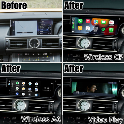 Rádio carplay para o automóvel do androide de Lexus RC RC350 RCF RC200t RC300h RC300