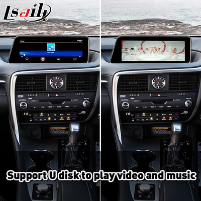 Interface sem fio Android Auto Carplay para controle de mouse Lexus RX350 RX200T RX 350 2016-2019