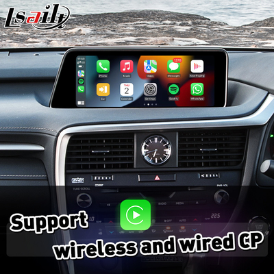 Interface sem fio Android Auto Carplay para controle de mouse Lexus RX350 RX200T RX 350 2016-2019