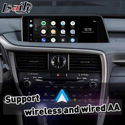 Lexus Carplay Android Auto Interface para RX450H RX350 RX 350 Controle do mouse 2016-2019