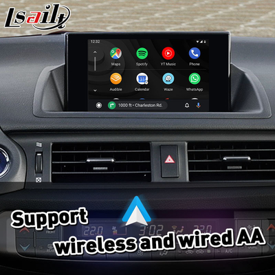 Android Auto Carplay Interface para Lexus CT200H CT 200h Controle de mouse 2014-2017