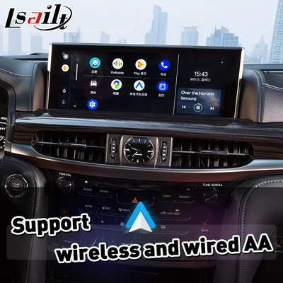 Interface sem fio Android Auto Carplay para Lexus LX570 LX 570 LX450D 2016-2021