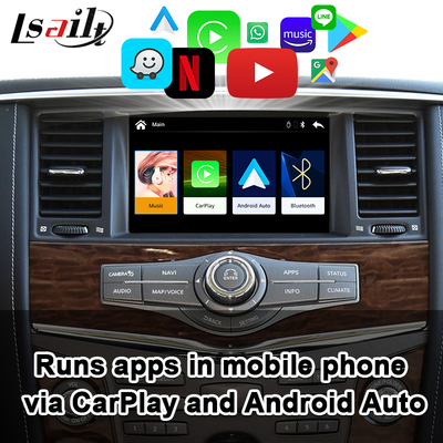 Relação para Nissan Armada, procura de Lsailt CarPlay, descobridor com automóvel de Android, tela original da elevação