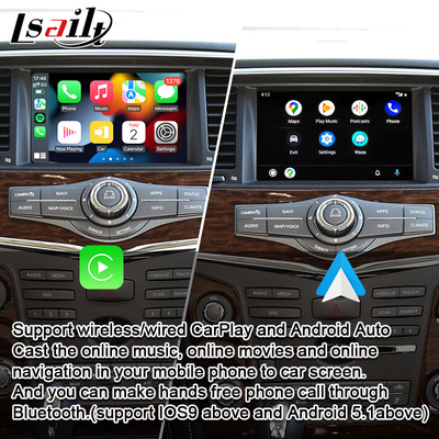 Relação para Nissan Armada, procura de Lsailt CarPlay, descobridor com automóvel de Android, tela original da elevação