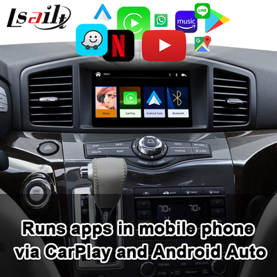 Relação sem fio de CarPlay para Nissan Quest, patrulha, armada, Infiniti QX com YouTube, automóvel de Android