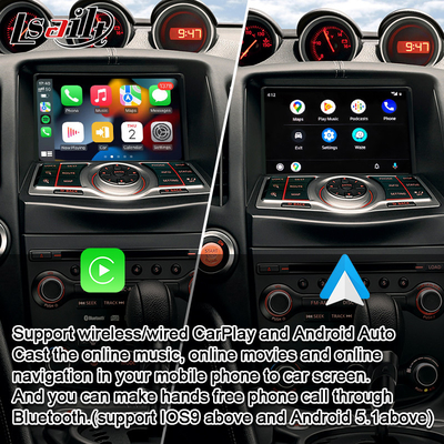 Auto CarPlay relação de Android para câmeras da parte traseira do apoio de Infiniti QX do descobridor de Nissan 370Z