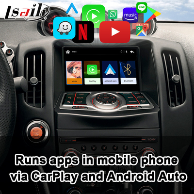 Auto CarPlay relação de Android para câmeras da parte traseira do apoio de Infiniti QX do descobridor de Nissan 370Z