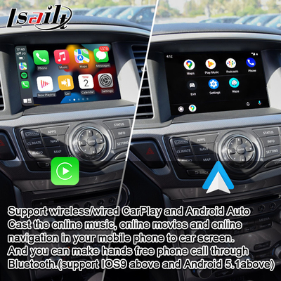 A relação de CarPlay do descobridor incluiu o automóvel de Android, YouTube, trabalho de Bluetooth para Nissan