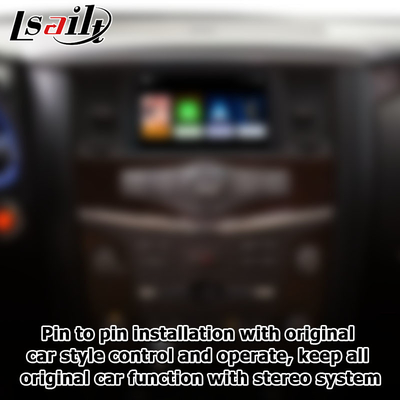 Elevação do estilo do OEM do androide carplay sem fio de Nissan Patrol Y62 auto por Lsailt