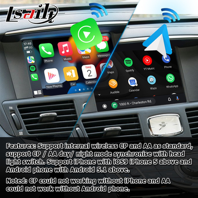 Tela do telefone do androide carplay sem fio de Infiniti Q70 auto que espelha a caixa dos meios da projeção por Lsailt