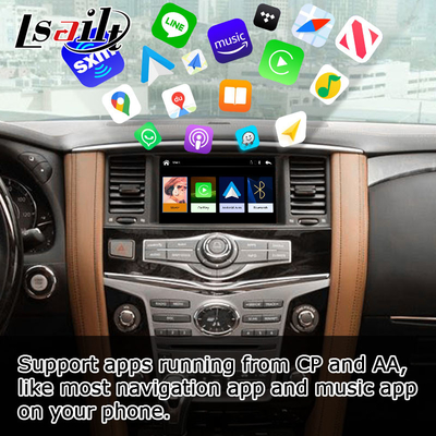 Solução carplay sem fio Austrália compatível da elevação de Android do estilo do OEM de Infiniti QX80 auto