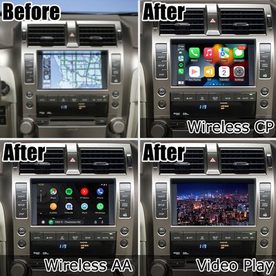 Elevação carplay de Apple Android auto para o estilo do OEM de Lexus GX460 para integrar a elevação