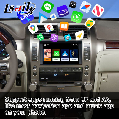 Elevação carplay de Apple Android auto para o estilo do OEM de Lexus GX460 para integrar a elevação