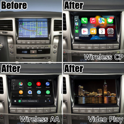 Caixa sem fio da relação da elevação do estilo do OEM de Lexus LX570 Carplay Android auto