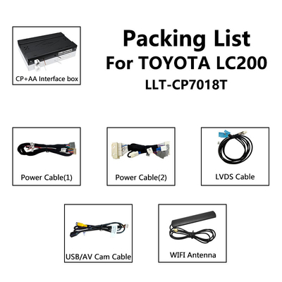Carplay Interface para 2012-2015 Lexus LX570 LX 570 com Wireless Android Auto