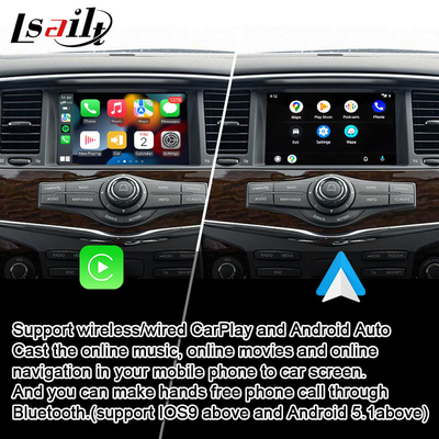 Automóvel de Nissan Carplay Interface Integrated Android, relação do espelho para a patrulha, armada, descobridor