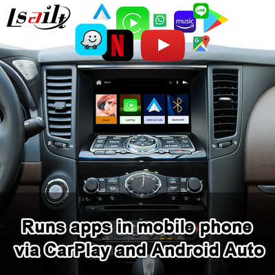 Elevação original da tela relação sem fio de Apple CarPlay Android da auto para Infiniti FX Q QX