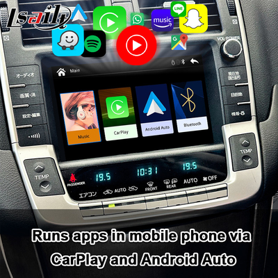 Toyota CarPlay sem fio conecta a auto relação de Android para a coroa, Land Cruiser LC200