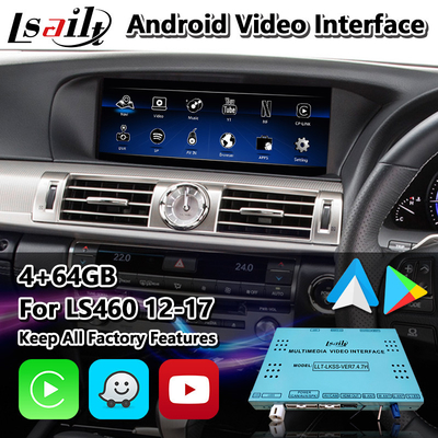 Relação video dos multimédios de Lsailt Android para o F-esporte 2012-2017 AWD de Lexus LS460 LS600h LS