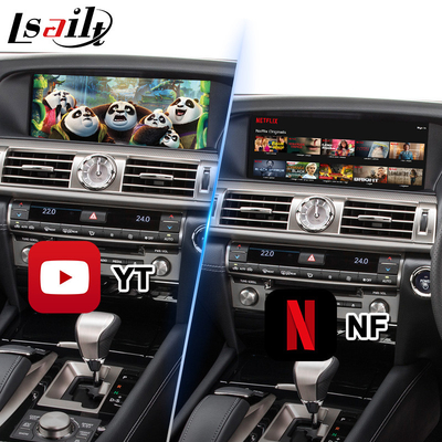 Relação video dos multimédios de Lsailt Android para o F-esporte 2012-2017 AWD de Lexus LS460 LS600h LS