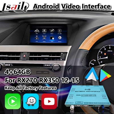 Relação video de Lsailt Android Carplay para o controle 2012-2015 do rato de Lexus RX270 RX350 RX450h RX