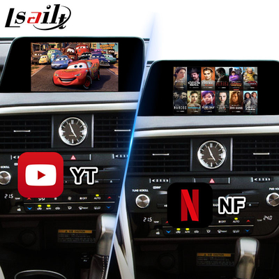 Lsailt Android Multimédia Interface para Lexus RX200T RX350 RX300 RX Mouse Control 2016-2019
